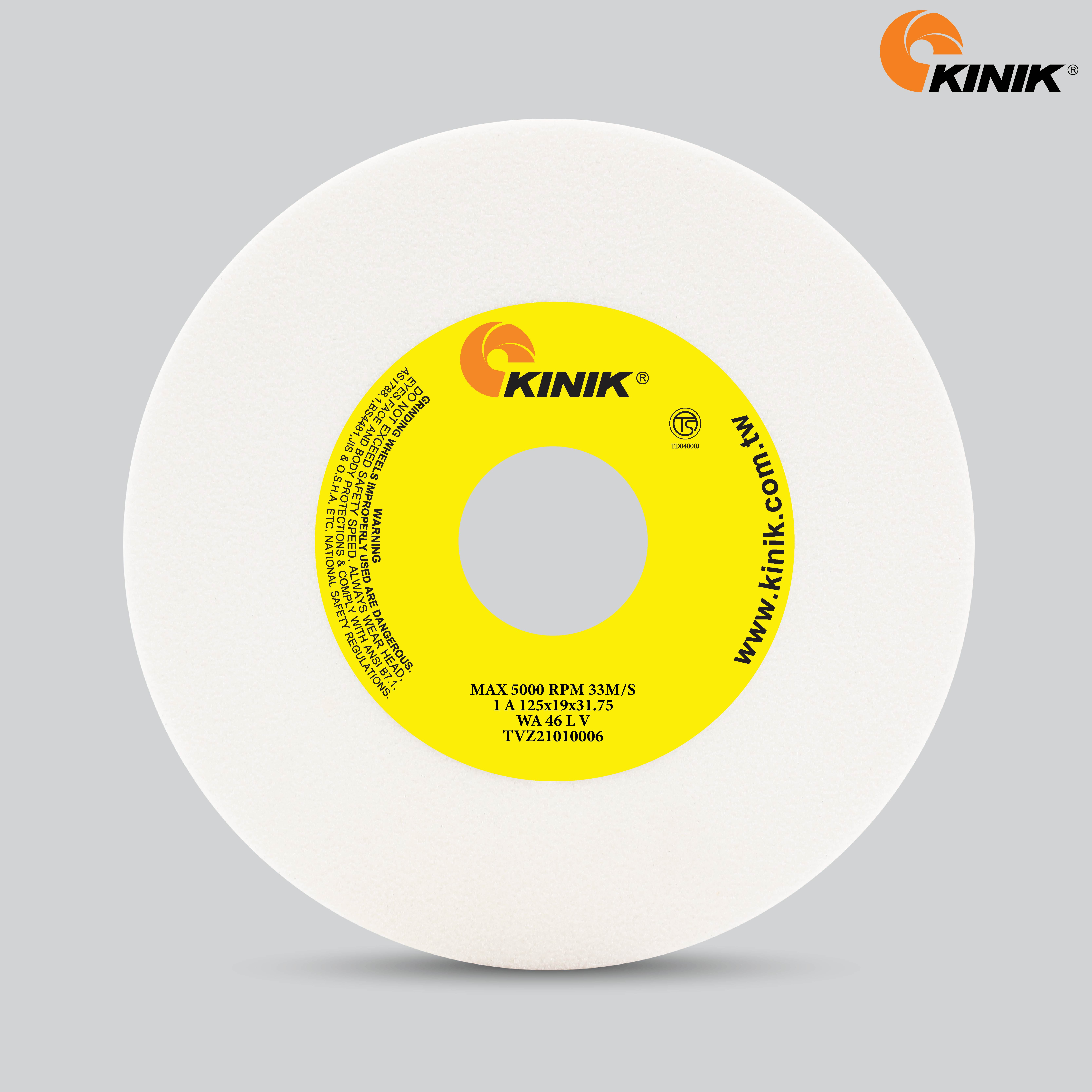 หินเจียร KINIK WA46LV1A 125x19x31.75 mm.