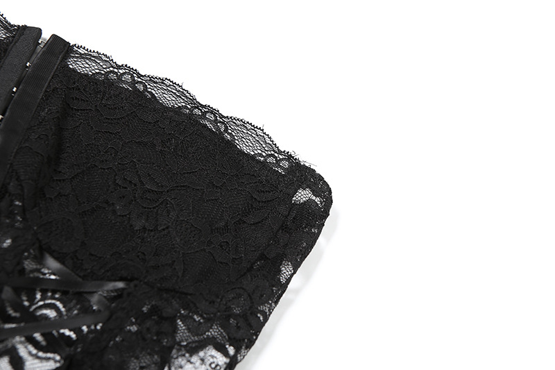 เสื้อเกาะอก ลูกไม้ ถักริบบิ้น GB61199 พร้อมส่ง