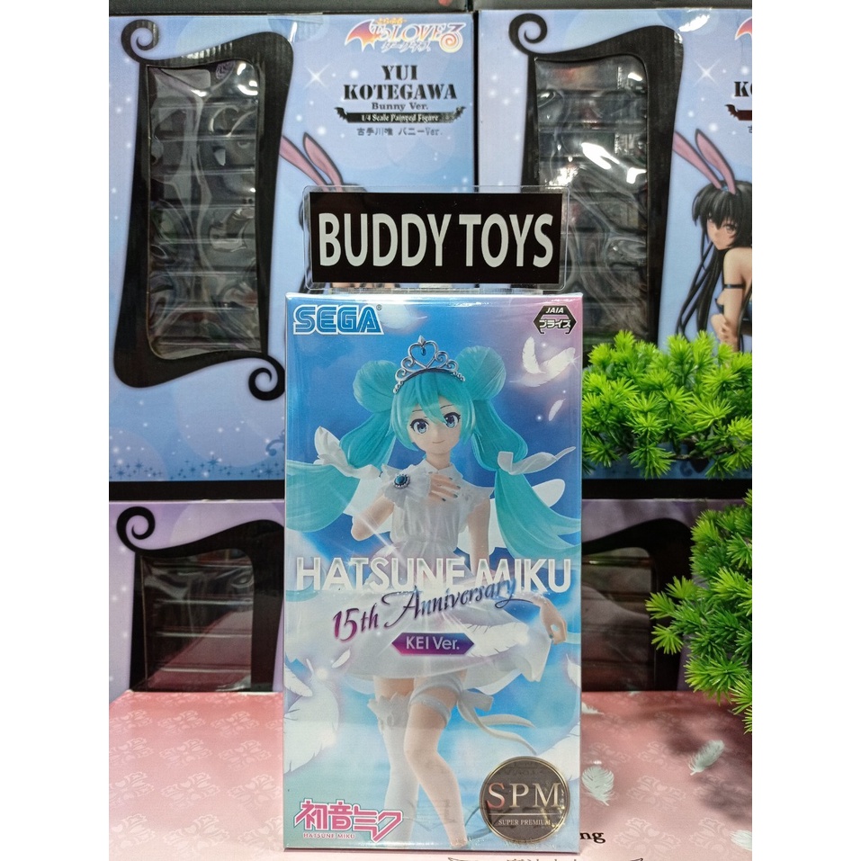[ Figure แท้ ] #พร้อมส่ง Hatsune Miku 15th Anniversary KEI Ver [ SEGA ]