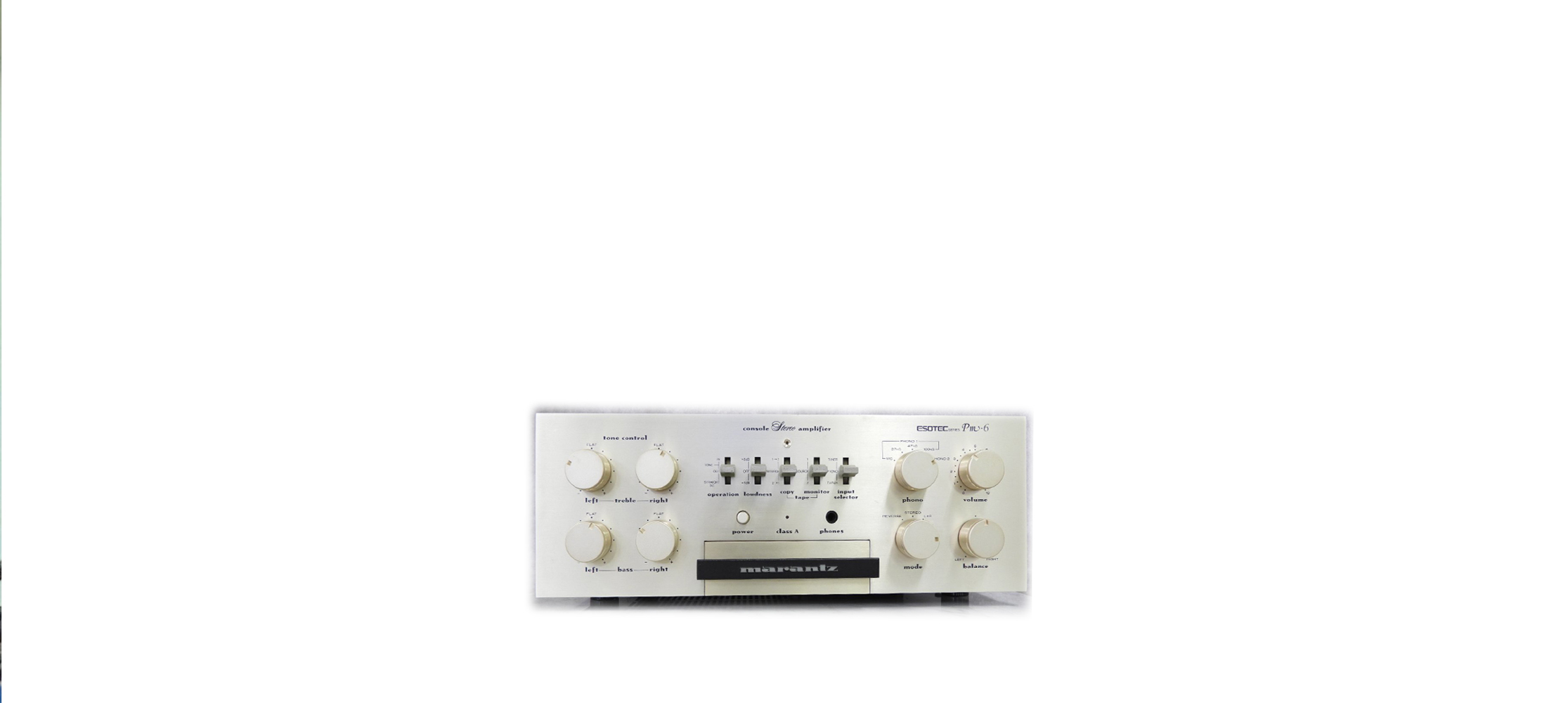 แอมป์ Marantz รุ่นสร้างชื่อในตำนาน Marantz PM6 Esotec