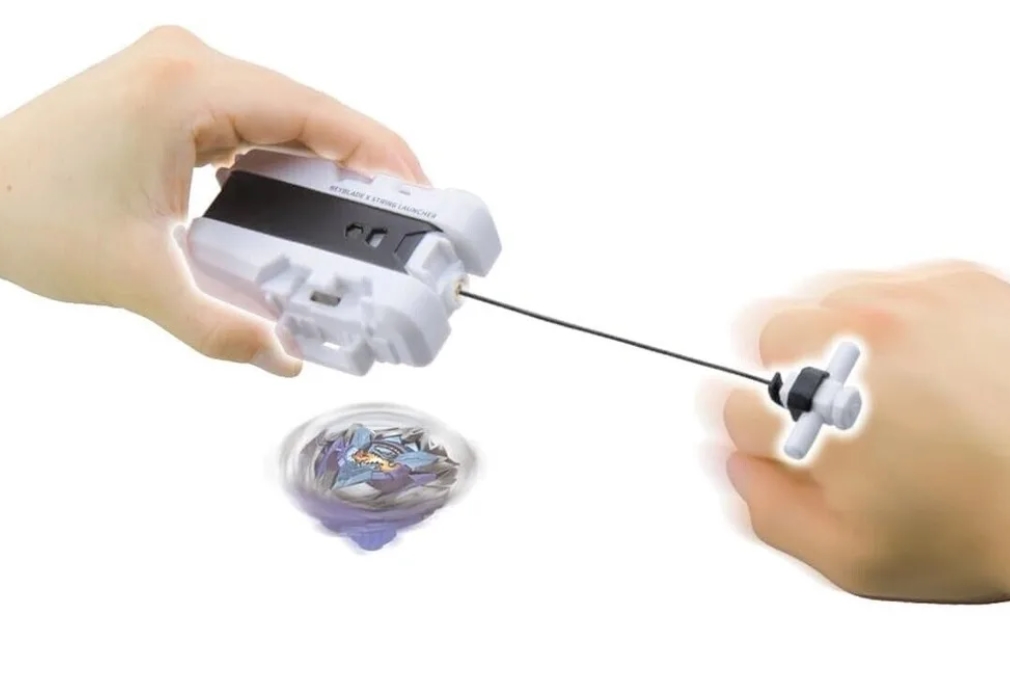 Takara Tomy Beyblade X BX-28 White String Launcher ที่ชูทแบบเชือก