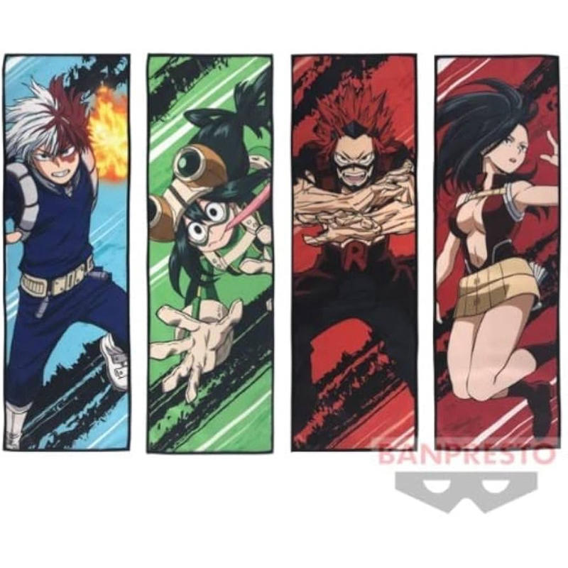 เซ็ตผ้าขนหนูมายฮีโร่ลาย โชโตะ&ซึยุ&เอจิโร่&โมโมะ [My Hero Academia:Towel Set Shoto-Tsyu-Eijiro-Momo]