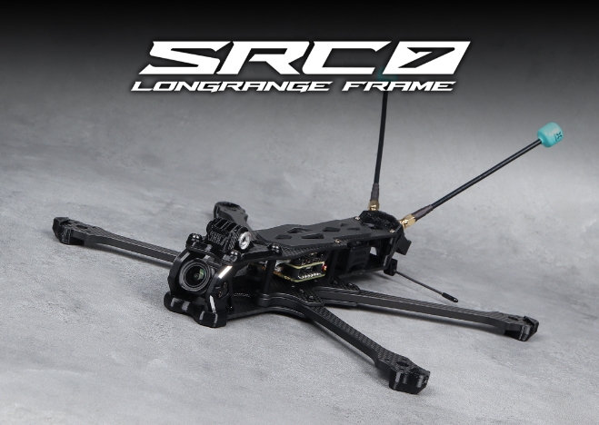 BCROW SRC7 T700 Frame รองรับ DJI O3 ใบพัด 7นิ้ว Long Range สายบินไกล