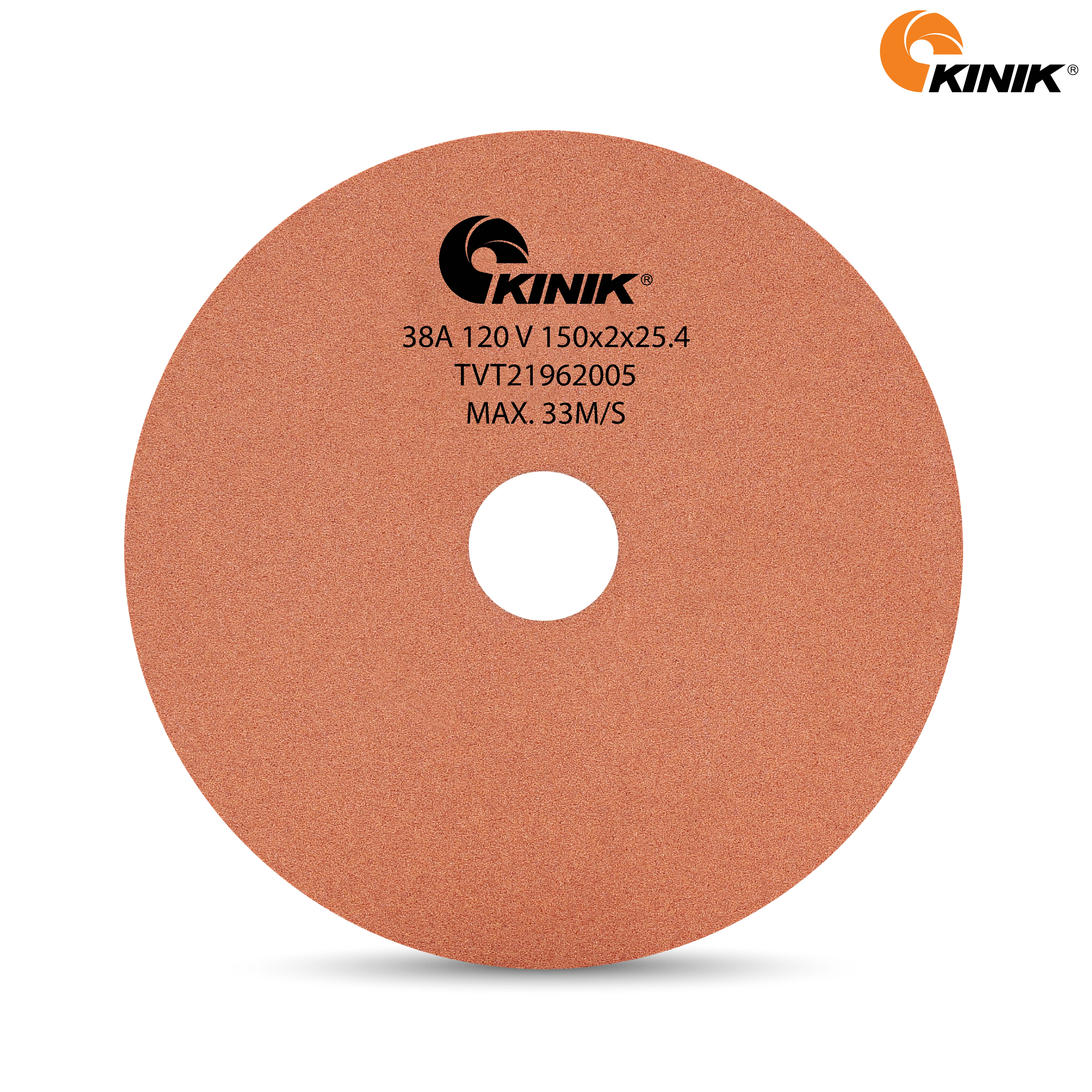 หินเจียร KINIK 38A120V1A 150x2x25.4 mm.