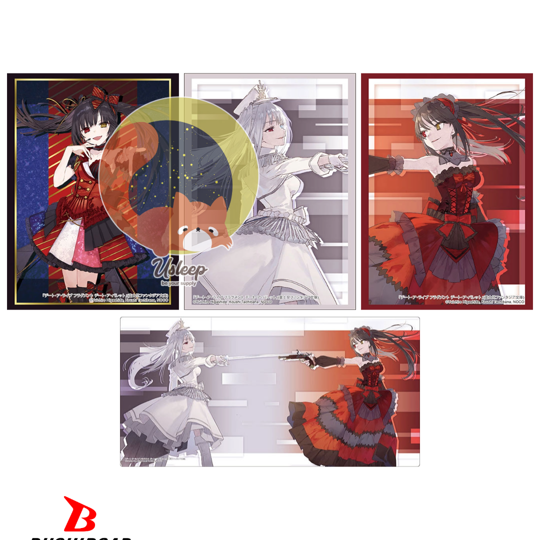 [PRE-ORDER] Bushiroad Sleeve & Rubber Mat V2 Fujimi Fantasia Bunko Date A Live Fragment Date A Bullet : Kurumi Tokisaki, White Queen