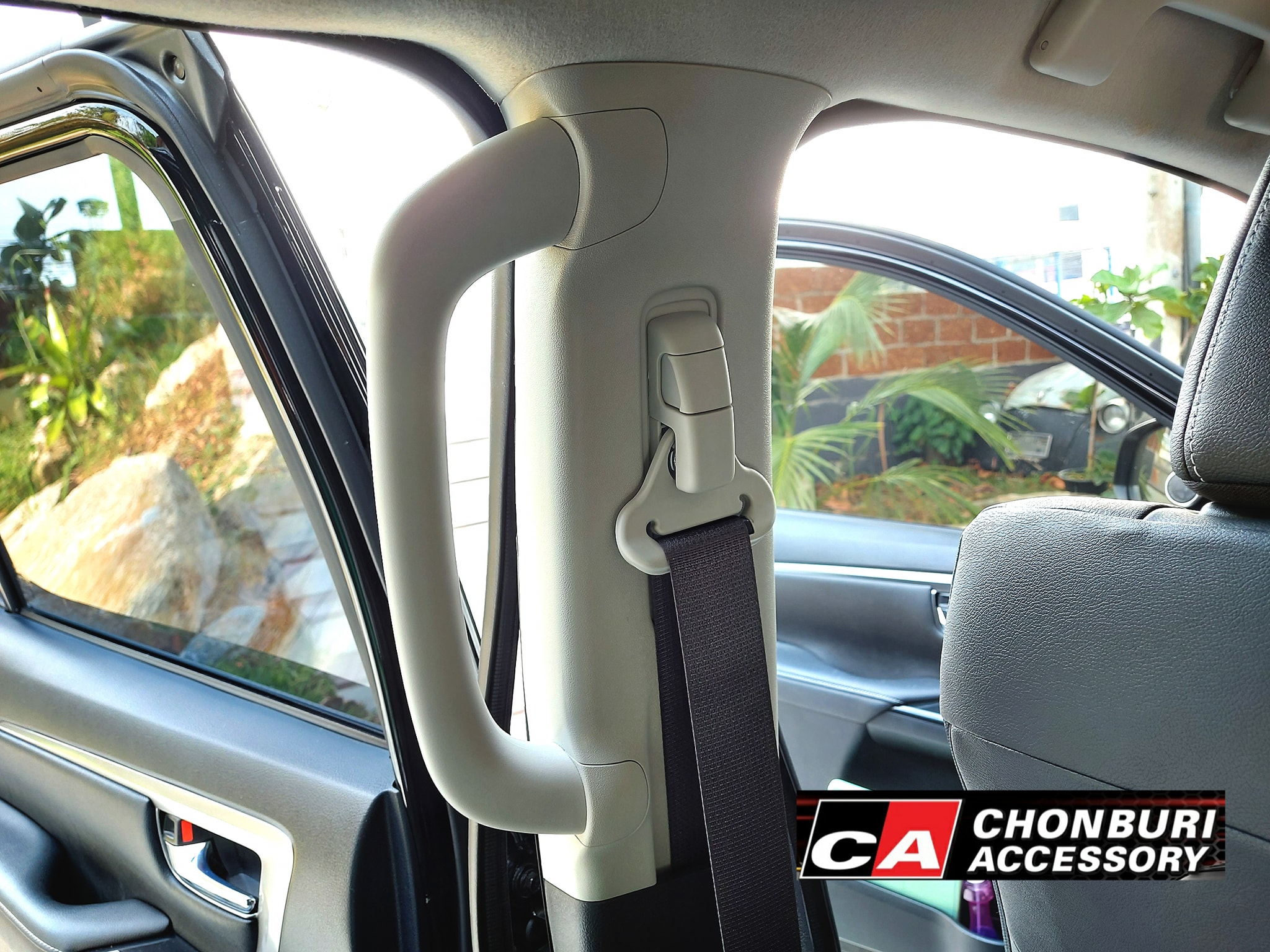 มือจับ มือโหน เสา B สีเทา โตโยต้า ฟอร์จูนเนอร์