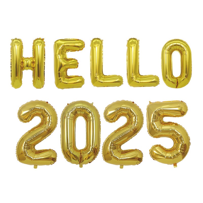 ลูกโป่งตัวเลข 0-9 สีทอง 40 นิ้ว ลูกโป่งฟอยล์ตัวเลข ลูกโป่งวันเกิด เทศกาลต่างๆ