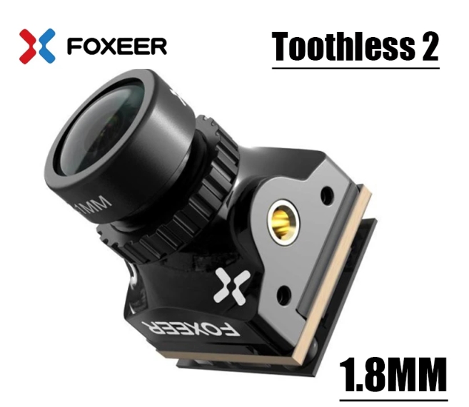 Foxeer Micro Toothless 2 - 1200TVL 1/2" Sensor Switchable FOV StarLight FPV Camera กล้องติดโดรน
