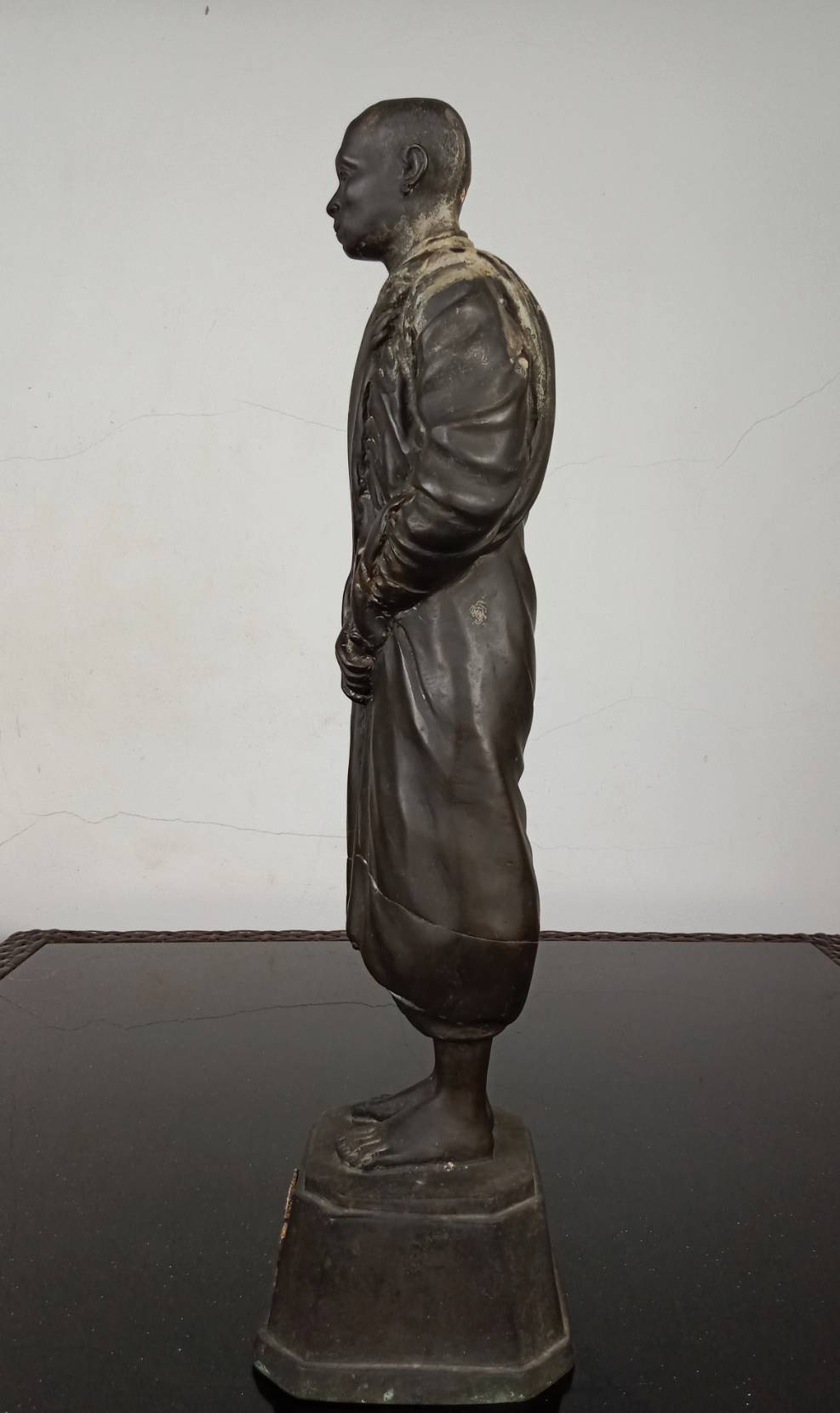 528.พระบรมรูปหล่อในหลวงรัชกาลที่5 พระบาทสมเด็จพระจุลจอมเกล้าเจ้าอยู่หัวทรงผนวช