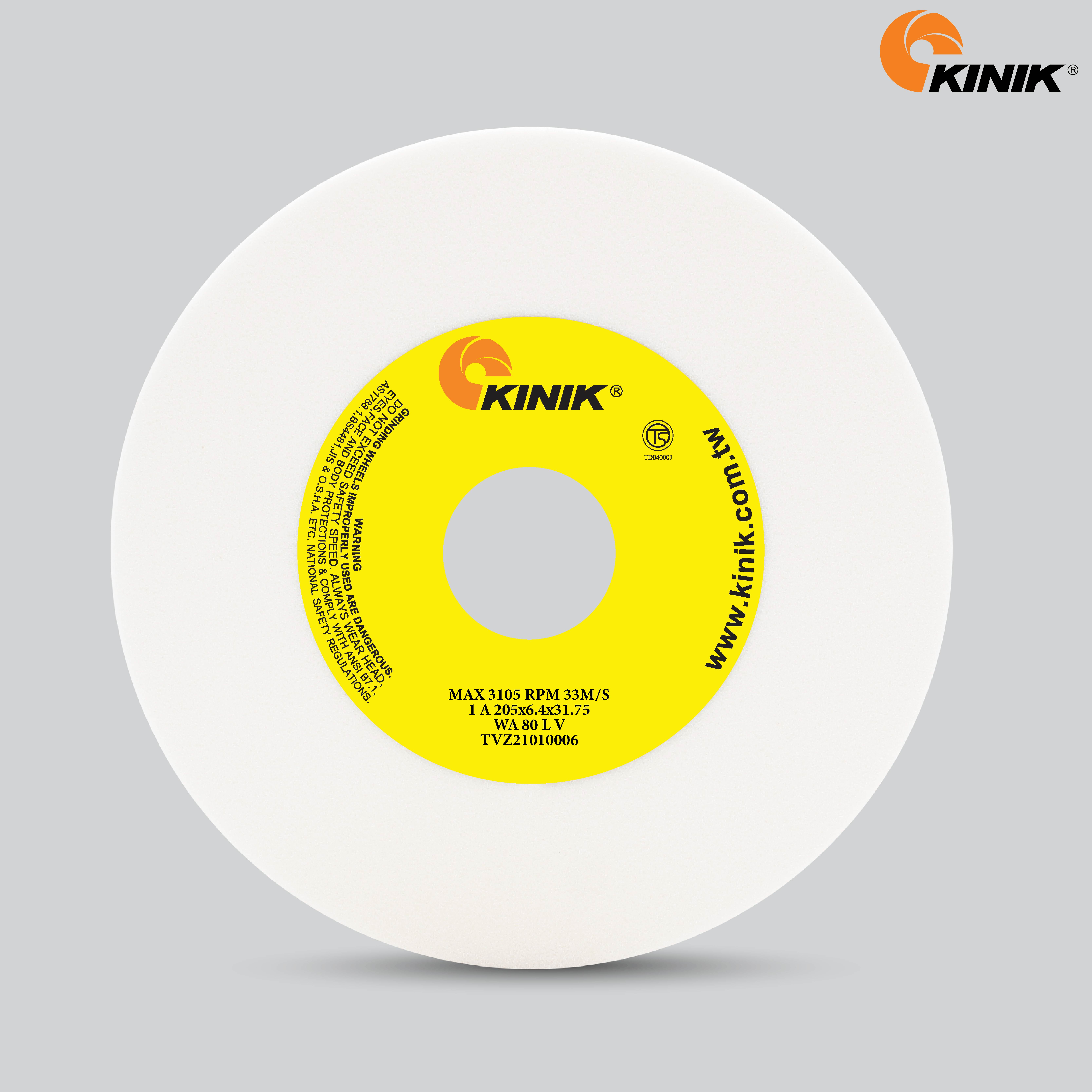 หินเจียร KINIK WA80LV1A 205x6.4x31.75 mm.