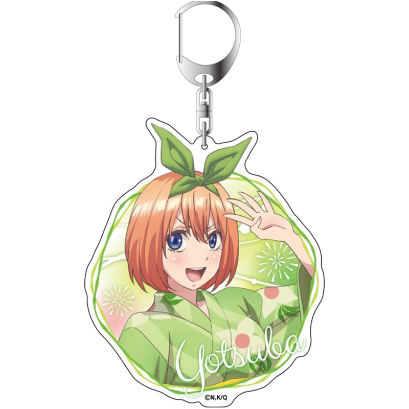 พวงกุญแจ(ใหญ่) โยทสึบะ -เจ้าสาวผมเป็นแฝดห้า[The Quintessential Quintuplets -Big Acrylic Keychain- Yotsuba]