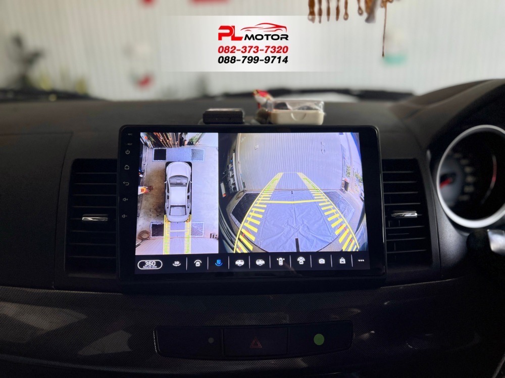 จอแอนดรอยด์ พร้อมกล้องรอบคัน 360 องศา 6/128 GB WIFI+4G Mitsubishi Lancer EX 2010
