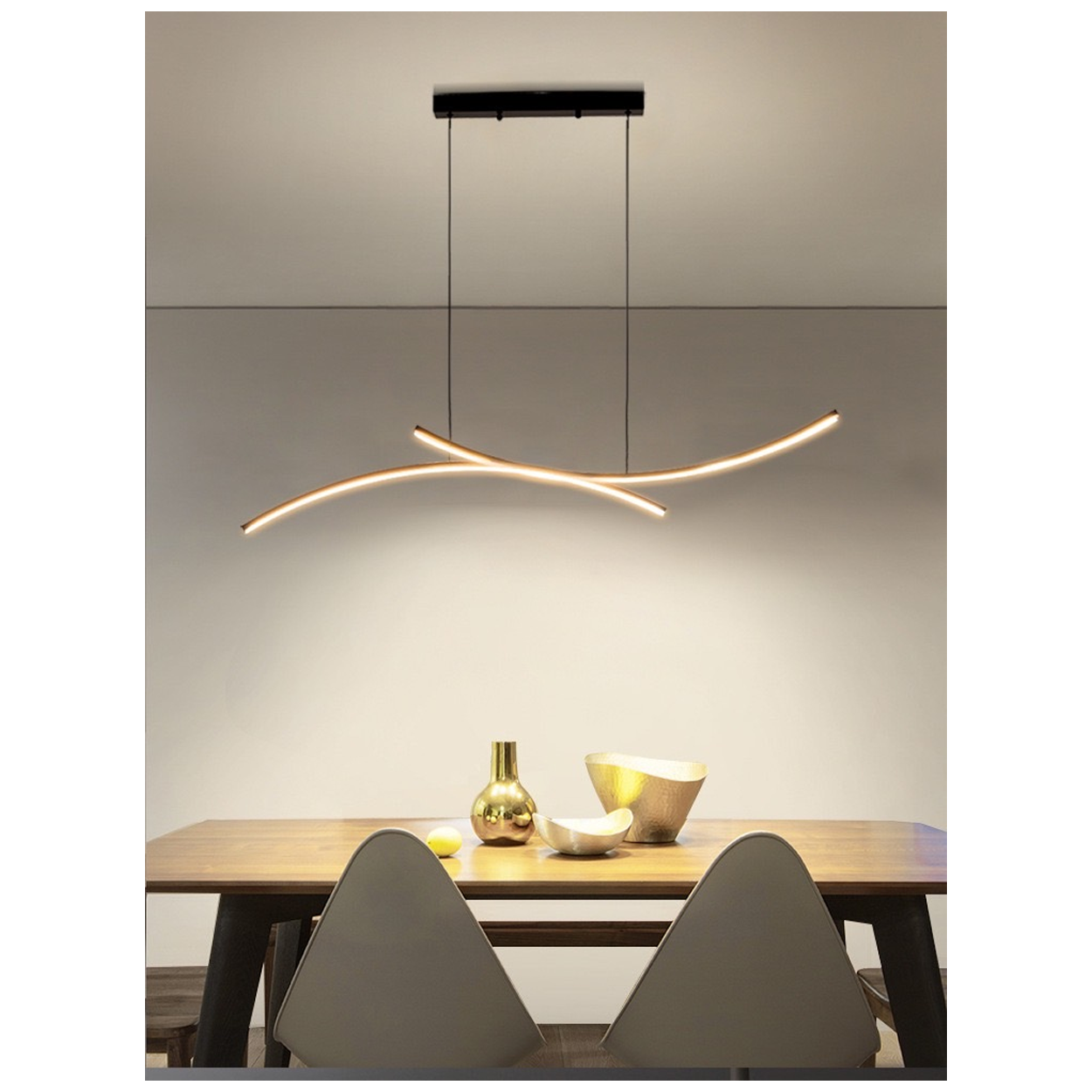 โคมไฟแขวนเพดาน Pendant Lamp Wrought iron aluminum acrylic LED 24W