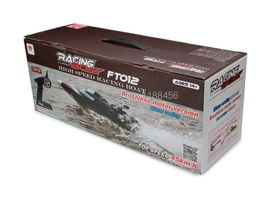 FT012 Brushless Motor 4CH Water Cooling High Speed Racing RC Boat Gift 45KM/H RTF 2.4GHz เรือบังคับพร้อมเล่น แรง ควาเมเร็ว 45km มอเตอร์บลัสเลส คว่ำพลิกกลับได้