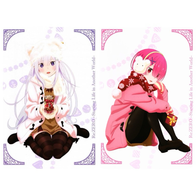 สมุดโน๊ต เอมิเลีย&แรม -รีซีโร่[Re:Zero Starting Life In Another World x Kirin A5 -Notebook- Emilia&Ram]