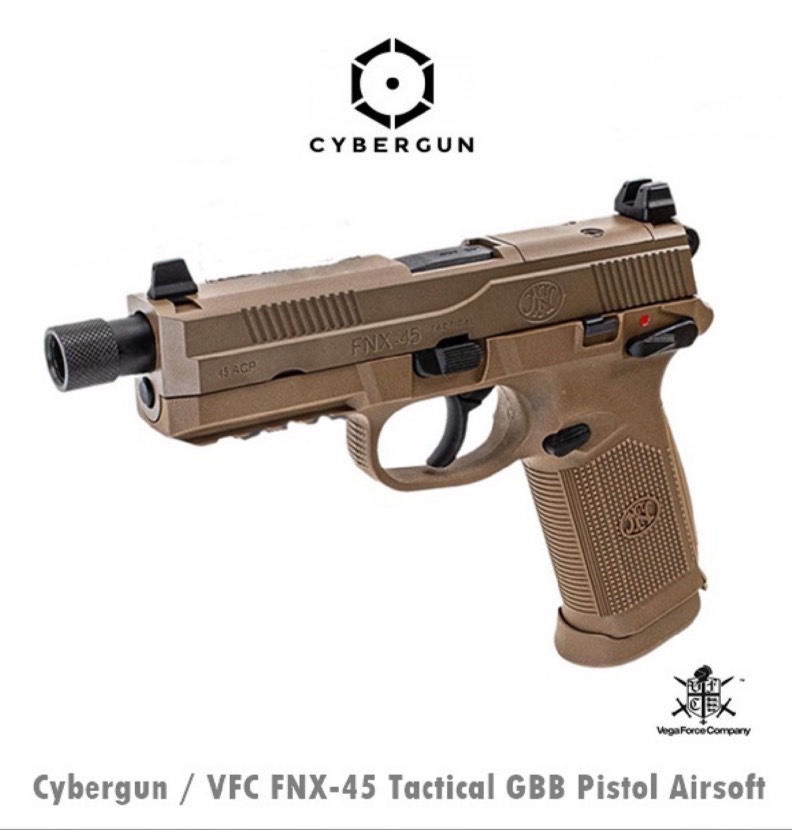 Cybergun / VFC FNX-45 Tactical GBB (ออเดอร์ล่วงหน้า)