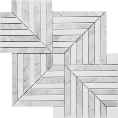 Irregular Marble (White Gray)