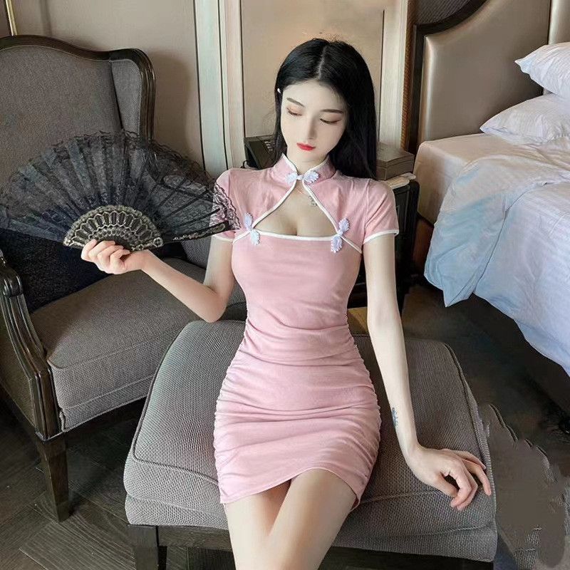 เดรส กี่เพ้า เดรสเซ็กซี่ รหัส CN516