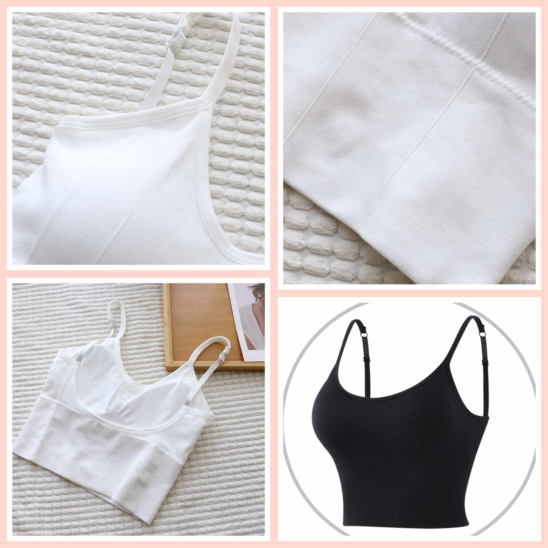 เสื้อสปอร์ตบรา สายเดี่ยวครอป