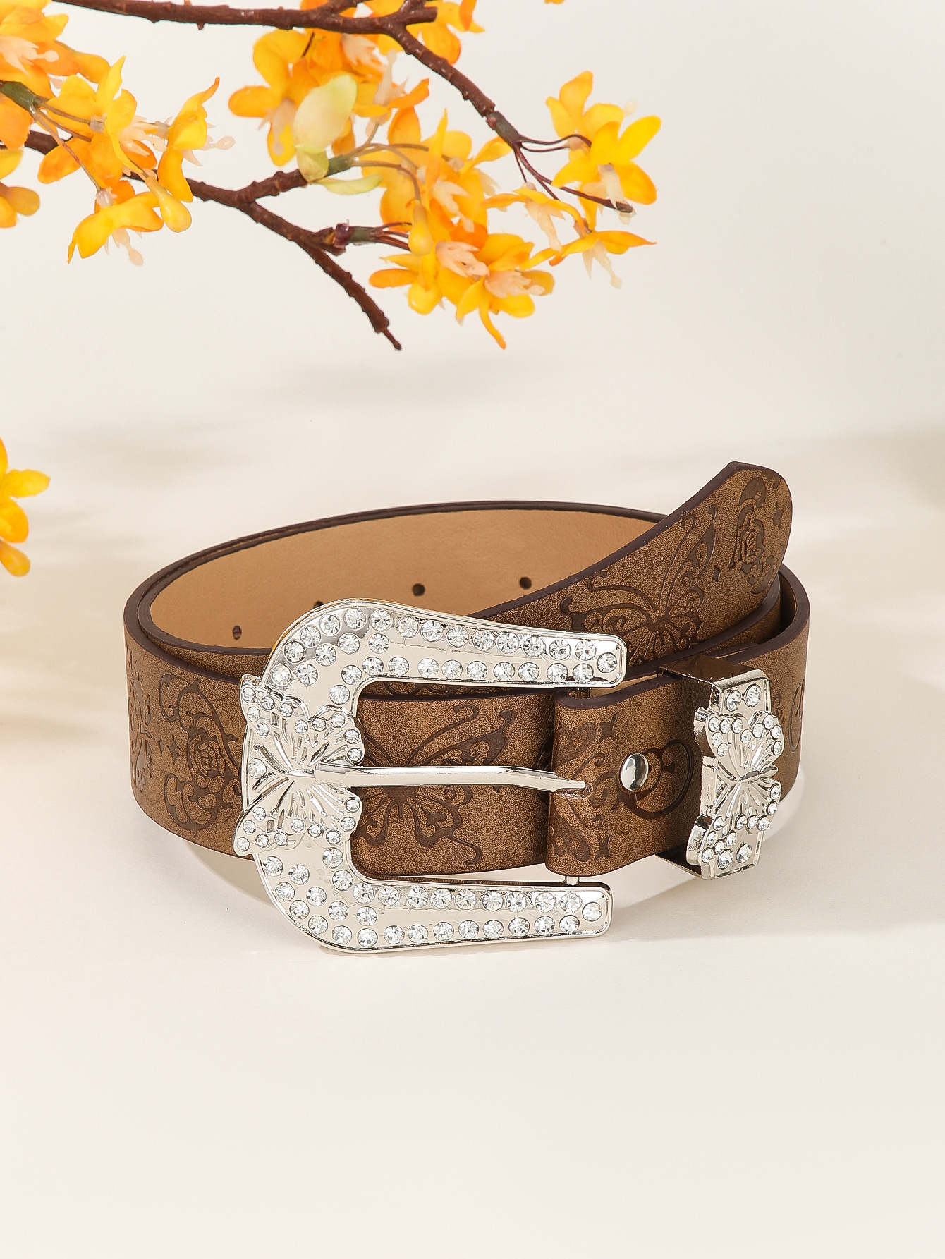 เข็มขัด คาวบอย เข็มขัด Y2K ยอดฮิต พร้อมส่งในไทย