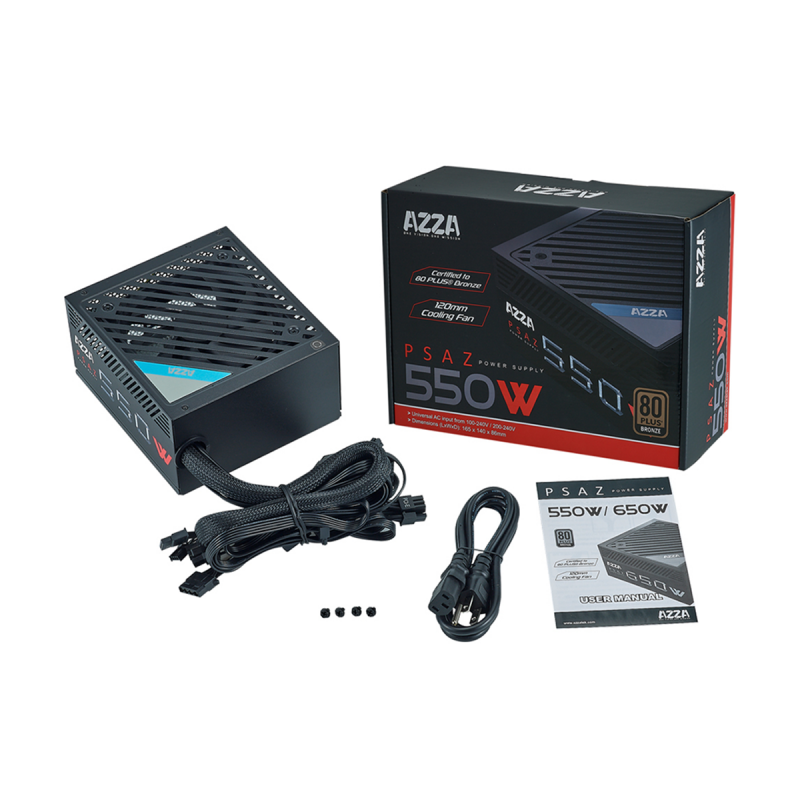 AZZA PSAZ 550W 80 PLUS BRONZE