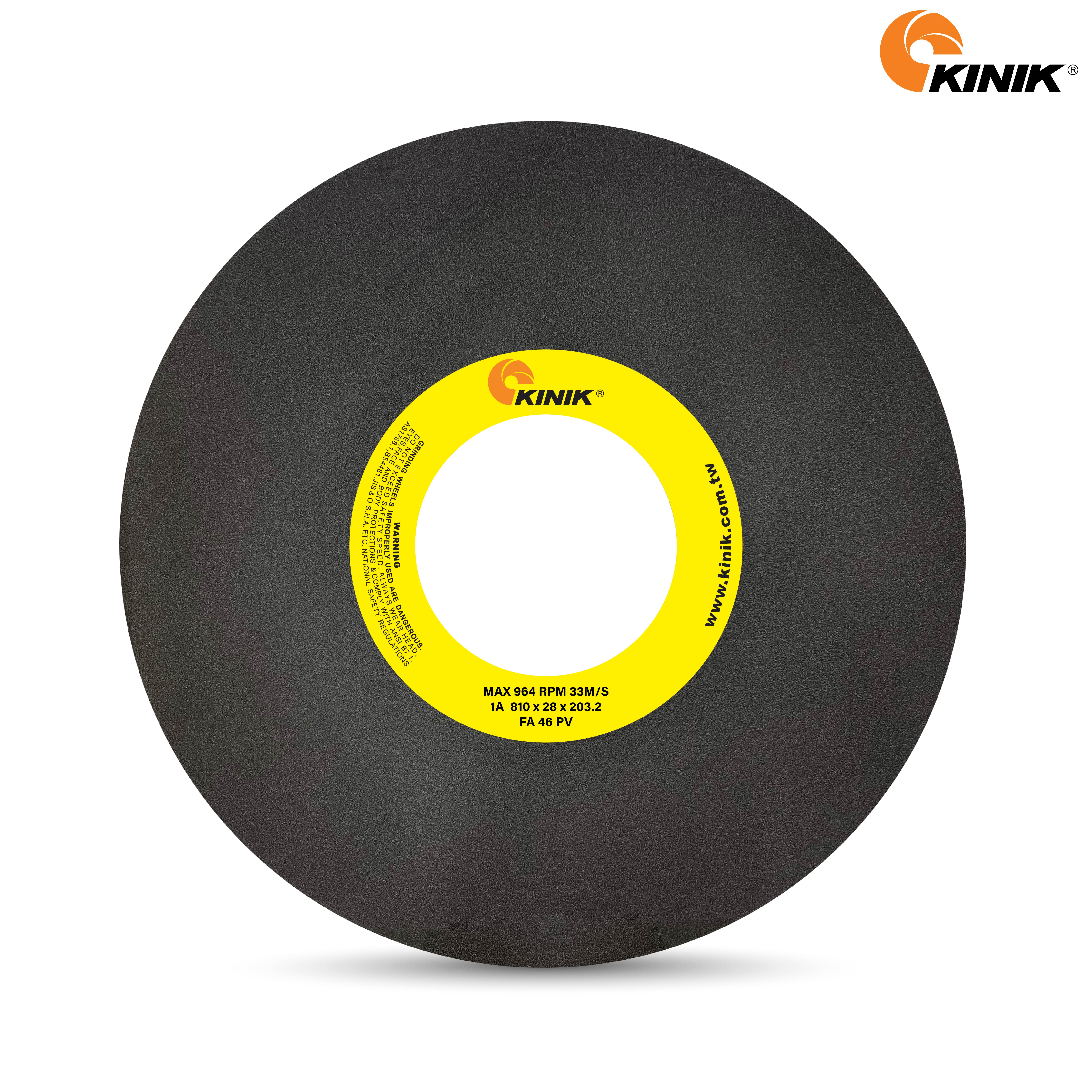 หินเจียร KINIK FA46PV1A 810x28x203.2 mm.