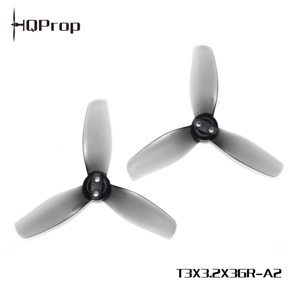 HQProp T3X3.2X3 และ T3x3x4 for Avata 2 (2CW+2CCW)-Poly Carbonate 1ถุง 4ใบ