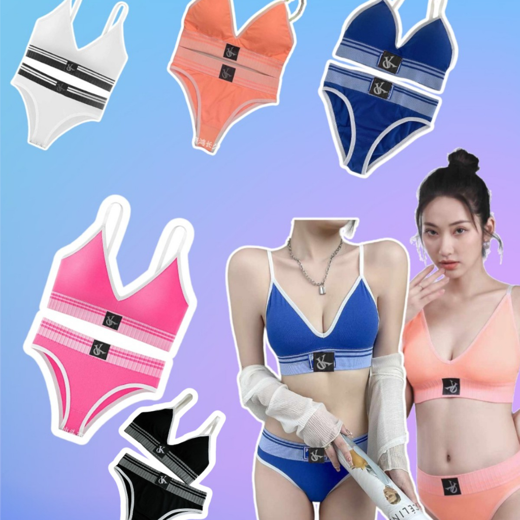 ชุดเซท สปอร์ตบรา เสื้อ+กางเกง พร้อมส่ง