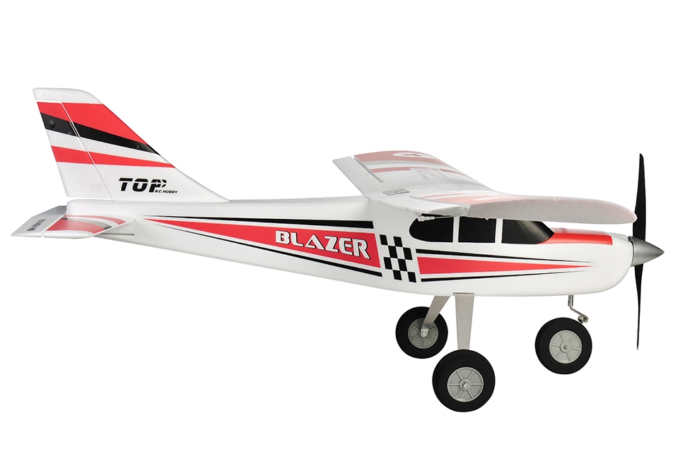 TOP RC Trainer 1280MM Blazer RC Airplane TWO WINGS (PNP) [ได้ปีก 2แบบ ปีกบน และ ปีกล่าง ถอดเปลี่ยนได้] ในชุดไม่มี รีโมท และ แบต