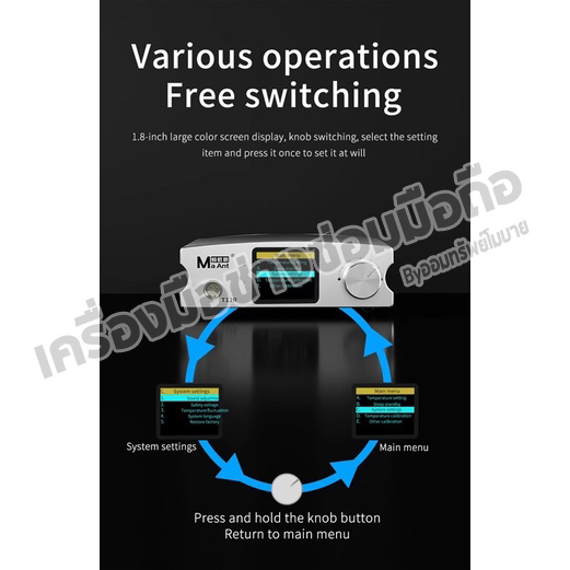 หัวแร้ง MaAnt T12R ใช้ปลาย T12