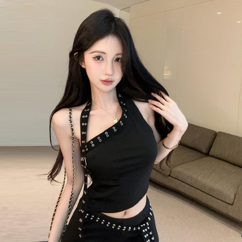 เสื้อคล้องคอ สุดเก๋ สไตล์สายฝอ CN71480 พร้อมส่งในไทย