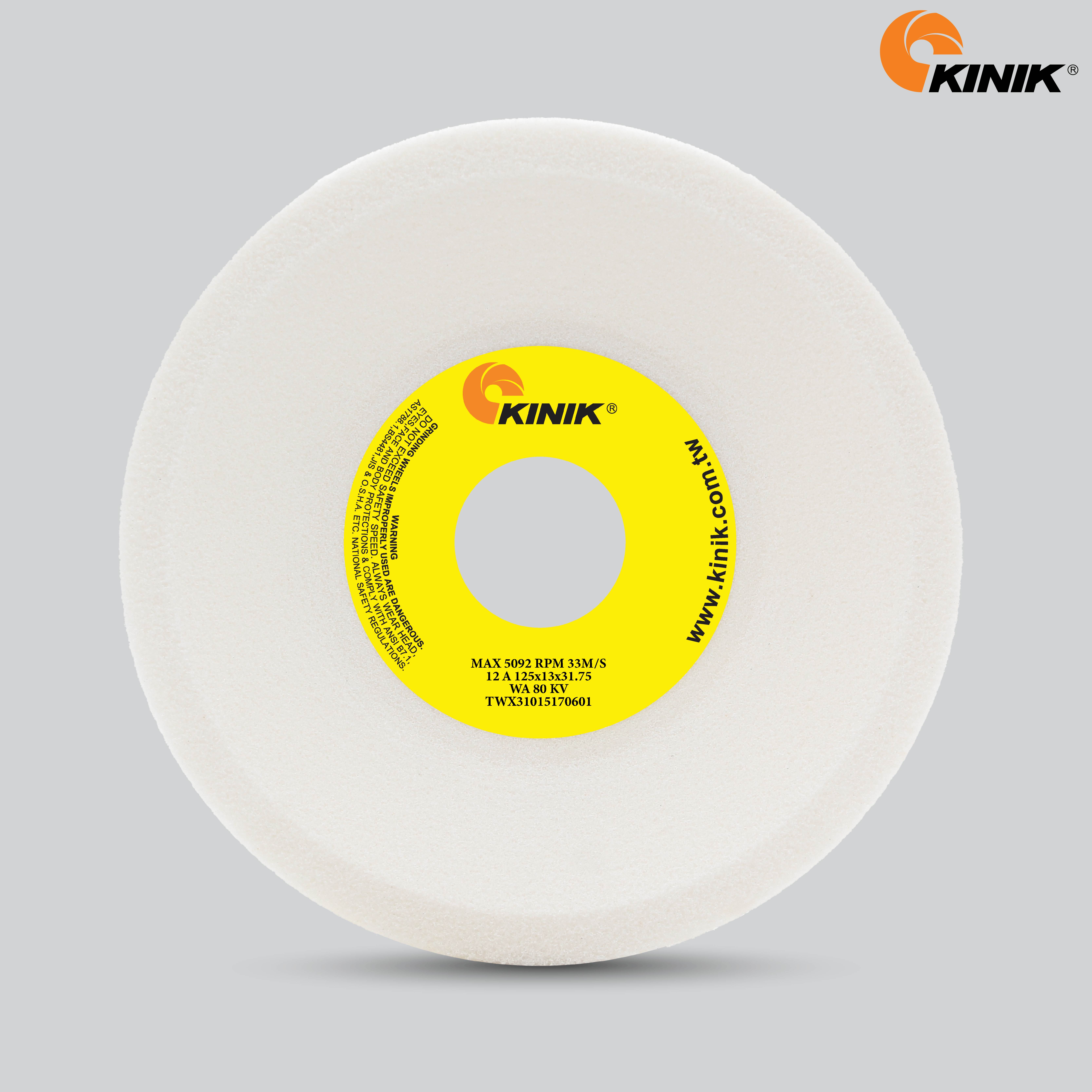 หินจาน KINIK WA80KV12A 125x13x31.75 mm.