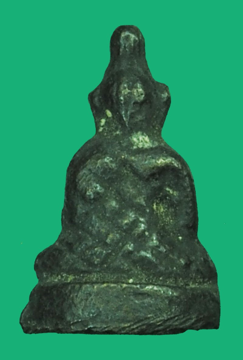 A5536 รูปหล่อฤาษี(จิ๋ว) เนื้อทองผสม ออกวัดถ้ำเขาฤาษี เขามายอ ปัตตานี เกจิสายเขาอ้อ ร่วมปลุกเสก 8