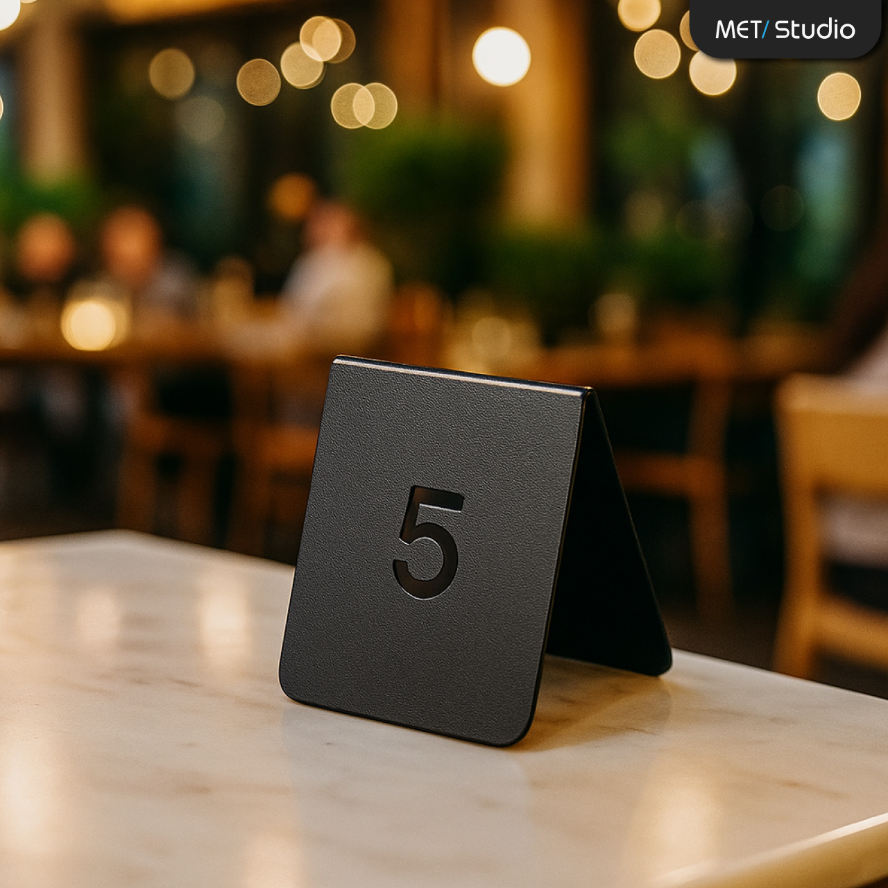 ป้ายหมายเลขโต๊ะ MET Studio |เลือกหมายเลขได้เอง 1-99 พ่นสี Powder Coat ทนแดด กันน้ำทนแดด กันน้ำ สำหรับร้านอาหาร ร้านกาแฟ