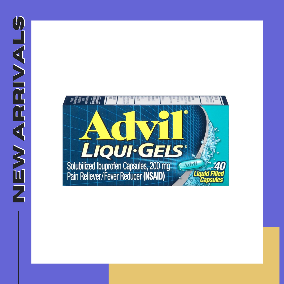 Advil Liqui-Gels 40 เม็ด บรรเทาอาการปวดลดไข้ ออกฤทธิ์เต็มประสิทธิภาพ