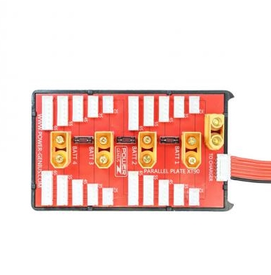 XT90 40A Fused Parallel Charging Board 2-6S LiPo บอดพ่วงชาท ขั้ว XT90 1-4ก้อน