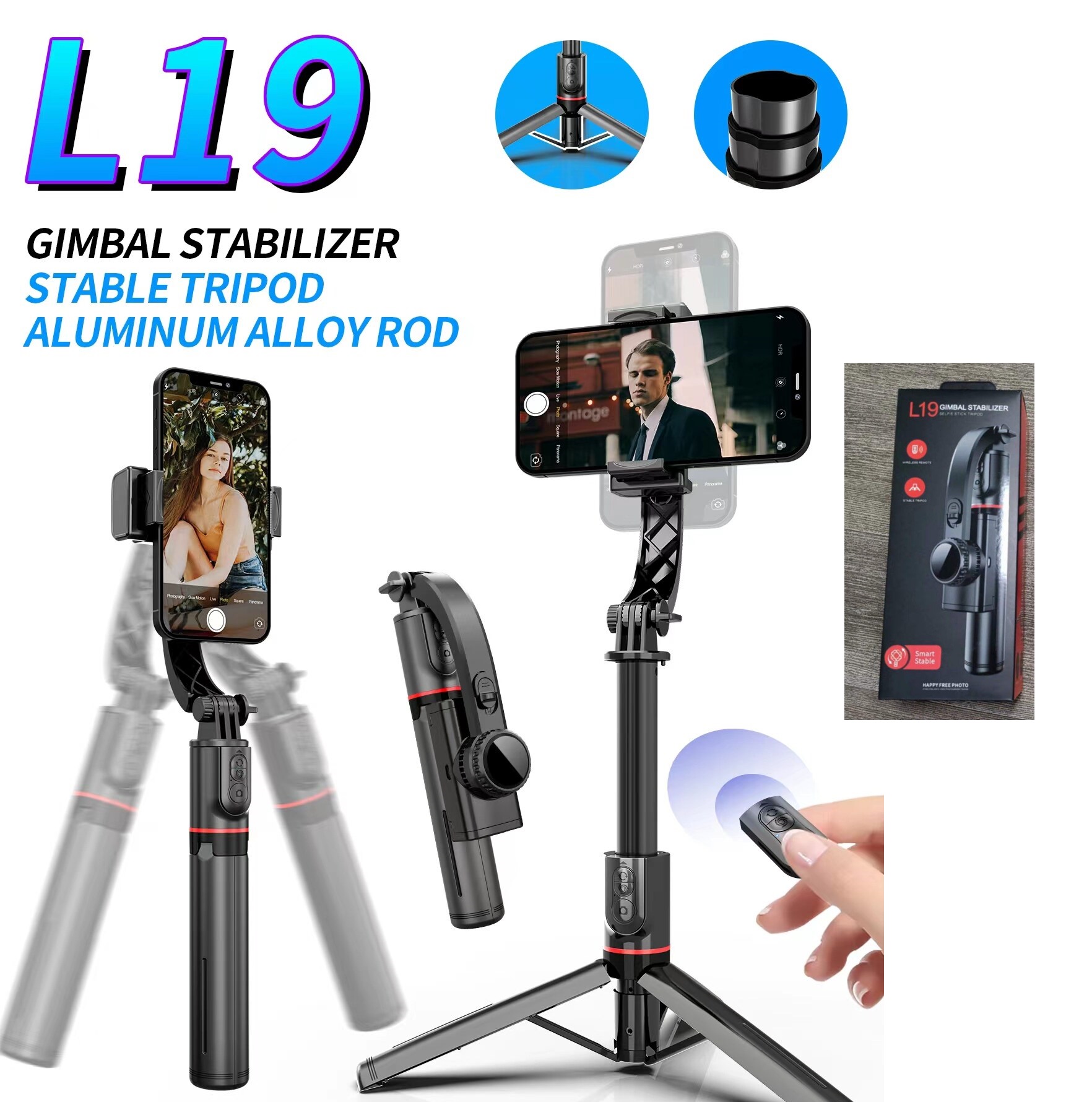 SELFIE STICK GIMBAL L19