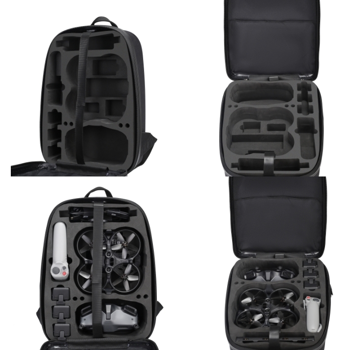 Avata Backpack กระเป๋าเป้สะพายสีดำเงิน เคสหลังเป็นแบบแข็ง (DJI-C139)