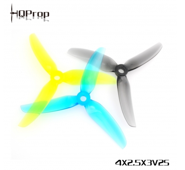 HQprop 4x2.5x3 V2S Prop ใบพัดโดรน 4นิ้ว 1ถุง 4ใบ สุ่มสี