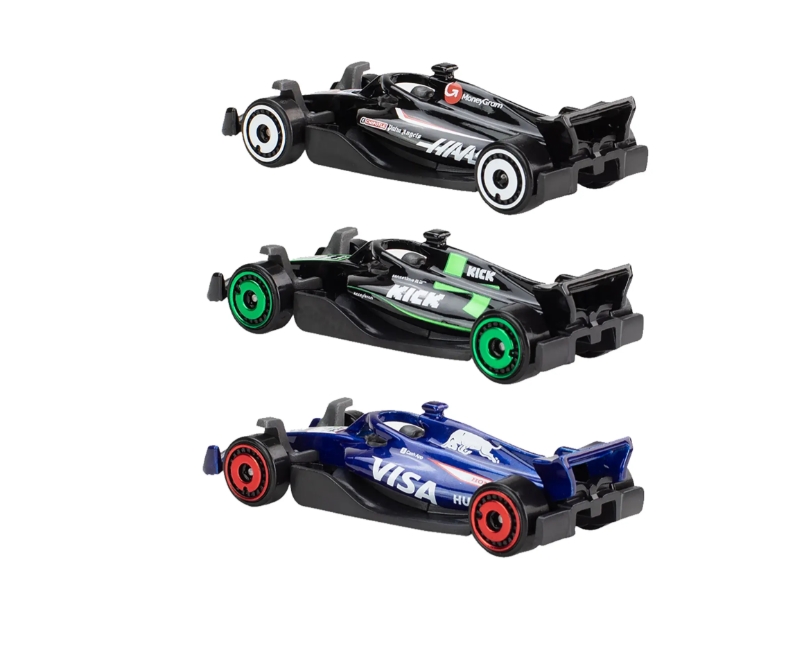 HOTWHEELS ชุดเซ็ตยานพาหนะของเล่น 5 คัน F1 รุ่น JGF58 หลากสี 1ชุด จะได้ 5คัน