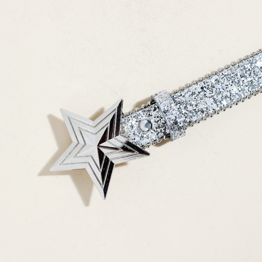 เข็มขัดดาว วินเทจ สไตล์คาวบอยตะวันตก Y2K แฟชั่นสําหรับผู้หญิง ผู้ชาย ความยาว 100 Cm