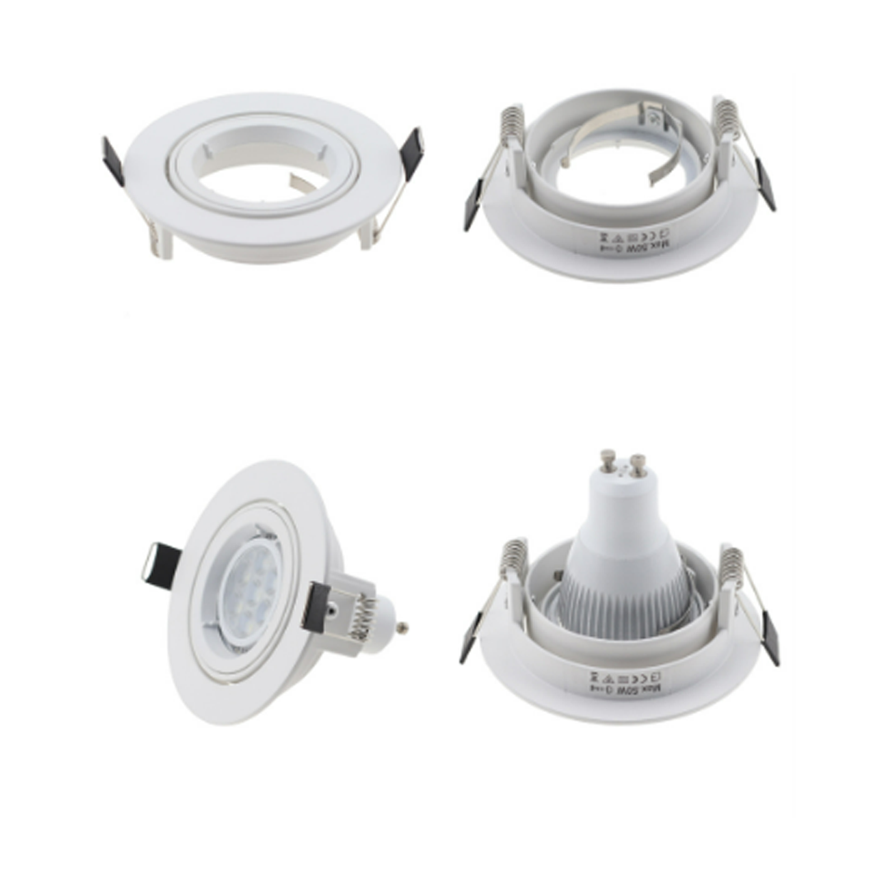โคมไฟดาวน์ไลท์ ทรงกลม ปรับได้ Downlight Round Adjustable Aluminum IP20