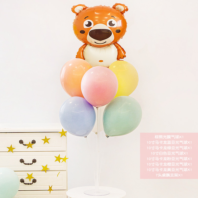 เซตลูกโป่งตกแต่ง รูปสัตว์ พร้อมขาตั้ง ลูกโป่งจัดชุดตกแต่งสถานที่ งานวันเกิด งานปาร์ตี้