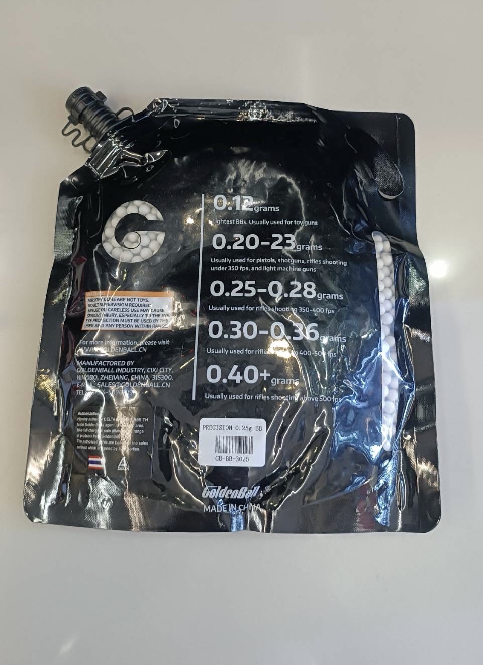 Goldenball 0.25g 3000นัด Series3