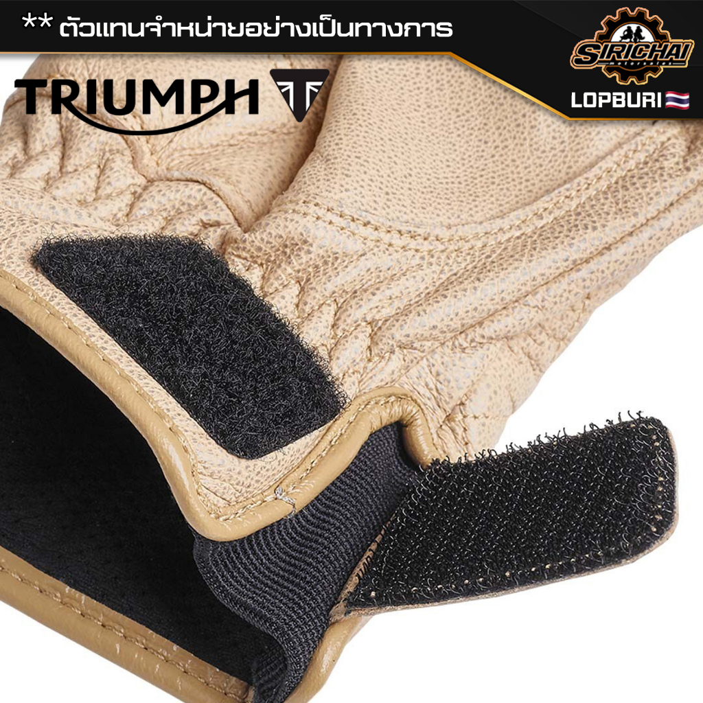 ถุงมือมอเตอร์ไซค์ ถุงมือ Triumph MGVS2210-401