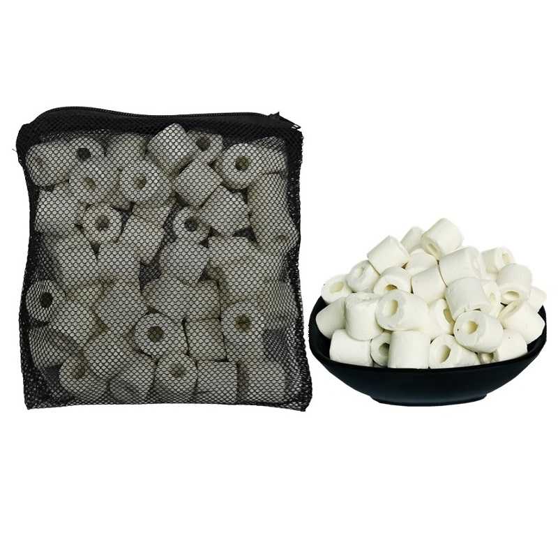 TIP Ceramic Ring (เซรามิคริง มีรูพรุนสูง ใช้เป็นที่อยู่ของจุลินทรีย์ สำหรับทำระบบกรอง)