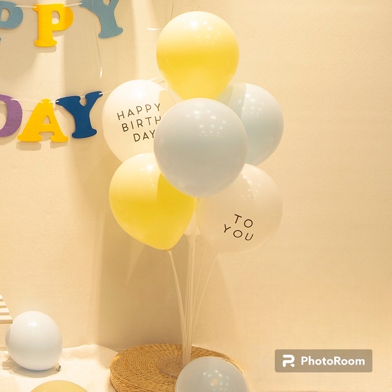 เซทลูกโป่ง+ขาตั้ง ช่อลูกโป่ง น่ารัก สำหรับจัด งานวันเกิด งานปาร์ตี้