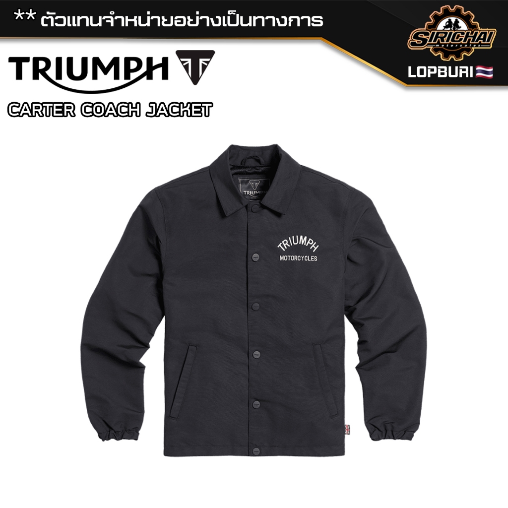 เสื้อแจ็คเก็ต Triumph CARTER COACH JACKET MTHS21129 ของแท้ 100%✅( ลด 1 ไซส์จากปกติ ไซส์ยุโรป )