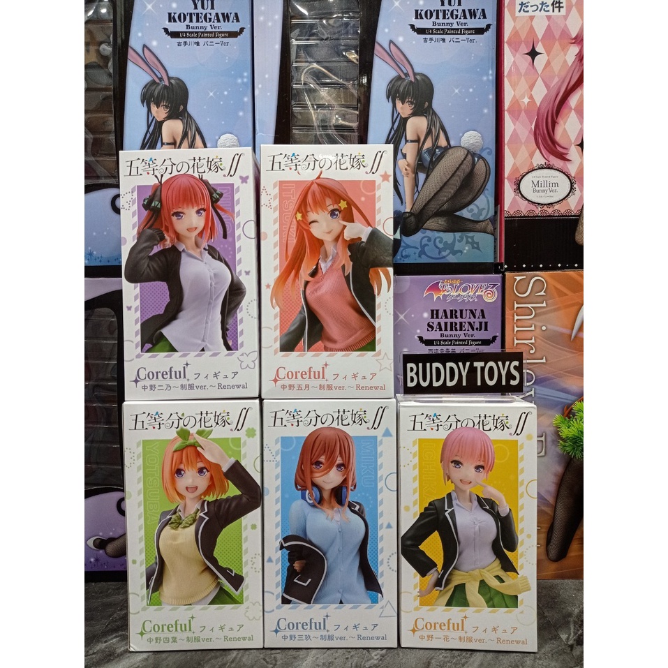 [ Figure แท้ ] #เจ้าสาวผมเป็นแฝดห้า #Renewal The Quintessential Quintuplets - Uniform Ver Coreful Renewal [ TAITO ]