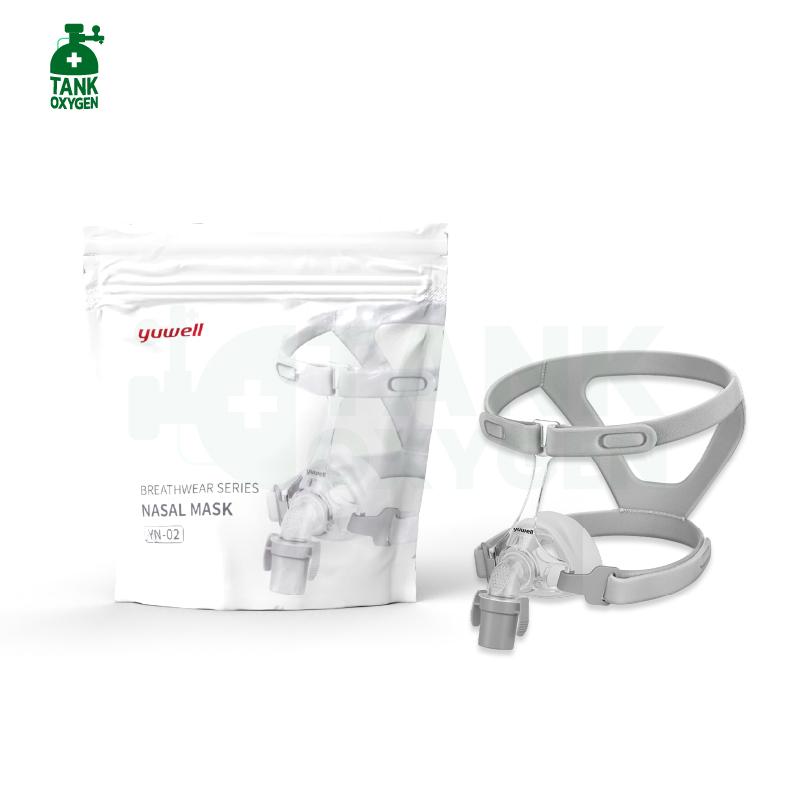 Yuwell Nasal Mask YN-02 หน้ากากชนิดครอบจมูกสำหรับเครื่อง CPAP Bipap มีขนาด S M L
